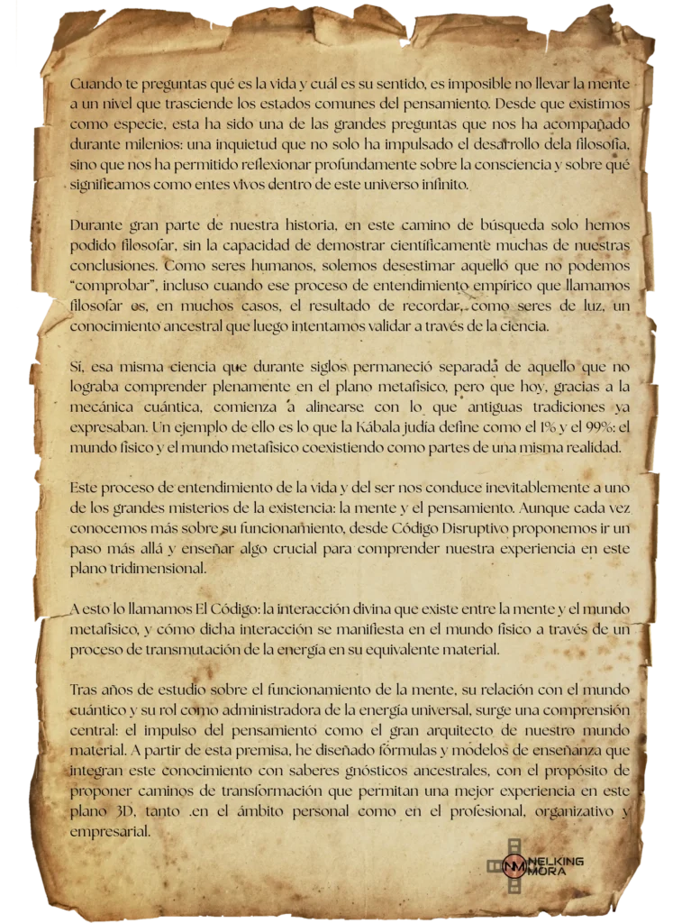 Manifiesto Mentalidad disruptiva.